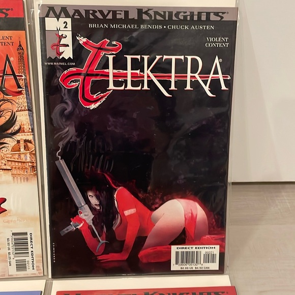 Elektra- Marvel Knights comic issues 1-4 & Ultimate Elektra 1 - 5 total comics - Picture 3 of 7